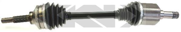 Semieje delantero izquierdo 25359 GKN-Spidan