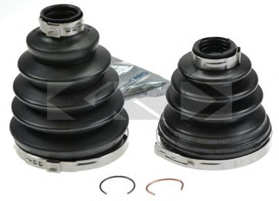 Juego de fuelles de junta homocinética delantera GKN-Spidan 25408