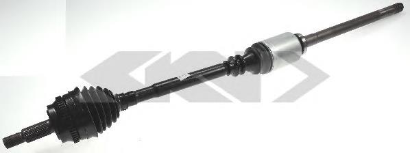 Semieje delantero derecho 21552 GKN-Spidan