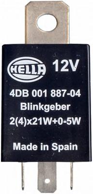 Relé de intermitentes 4DB001887041 HELLA