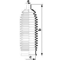 Fuelle de dirección GKN-Spidan 84010