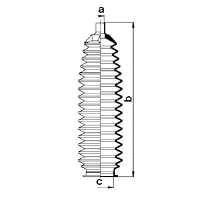 Fuelle de dirección Metalcaucho 11553