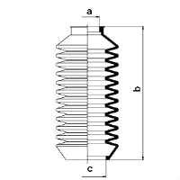 Guardapolvo de dirección izquierdo (cremallera) GKN-Spidan 83502 precio, desde 6,44 EUR