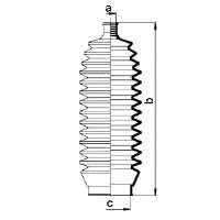 Fuelle dirección 83868 GKN-Spidan