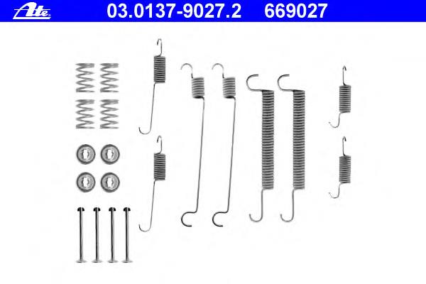 ATE Bremsbacken Zubehörsatz 03.0137-9008.2 - Für VW Polo, Lupo, Seat Arosa