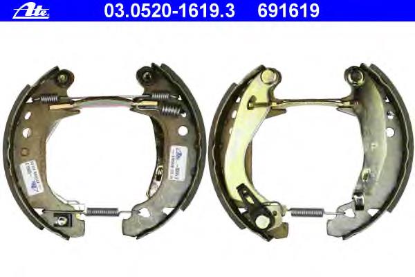Zapatas de freno traseras Febi 37484