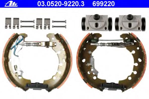 Zapatas de frenos de tambor traseras BBS1116K Borg&beck