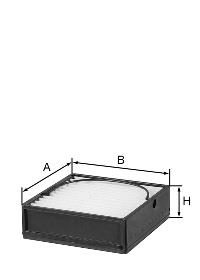 Filtro combustible P84 Mann-Filter