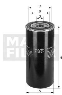 W13747 Mann-Filter filtro de aceite