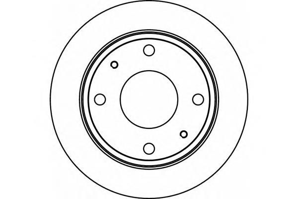 8DD355118111 HELLA disco de freno trasero