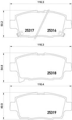 8DB355019691 HELLA pastillas de freno delanteras