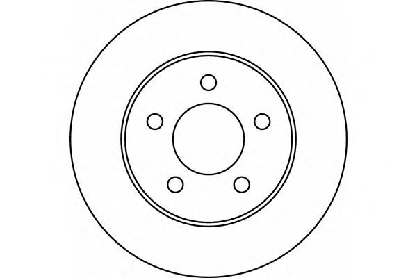 8DD355108591 HELLA disco de freno delantero