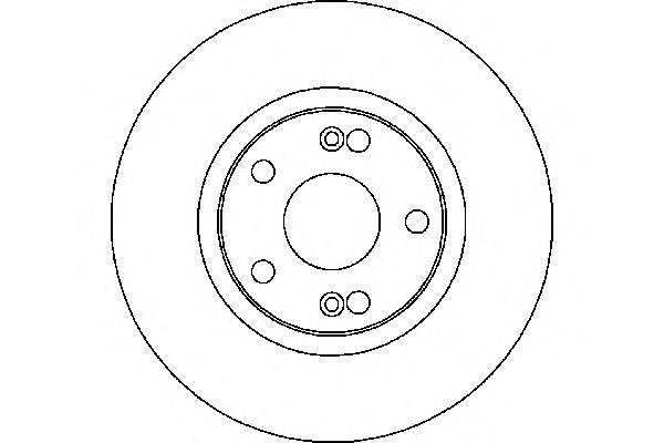 8DD355108631 HELLA disco de freno delantero