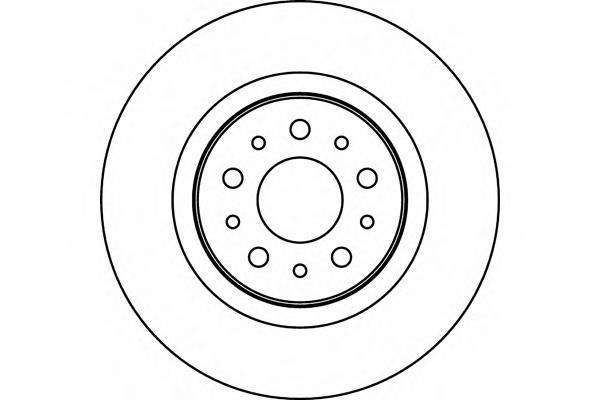 8DD355108731 HELLA disco de freno trasero