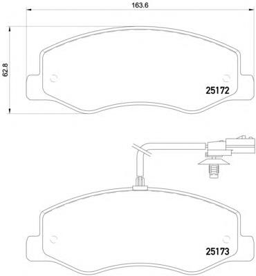 8DB355015-311 HELLA pastillas de freno traseras