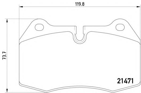 8DB355018211 HELLA pastillas de freno delanteras