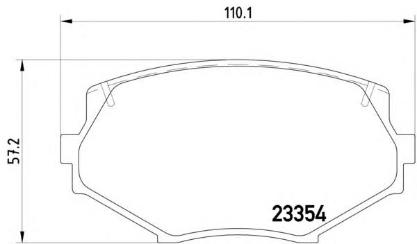 8DB355016861 HELLA pastillas de freno delanteras