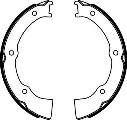 Pastillas de freno de mano Hyundai Sonata III (Y-3)