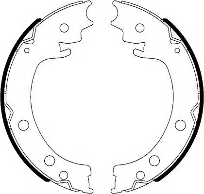 Juego de zapatas de frenos, freno de estacionamiento Suzuki Grand Vitara JB