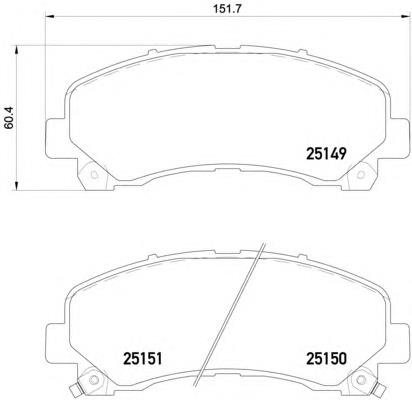 8DB 355 020-171 HELLA pastillas de freno delanteras