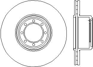 8DD355117481 HELLA disco de freno trasero