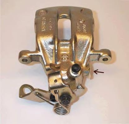 8AC355383391 HELLA Pinza de freno trasera izquierda
