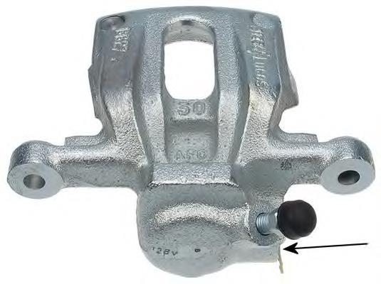 8AC 355 380-451 HELLA pinza de freno trasera izquierda