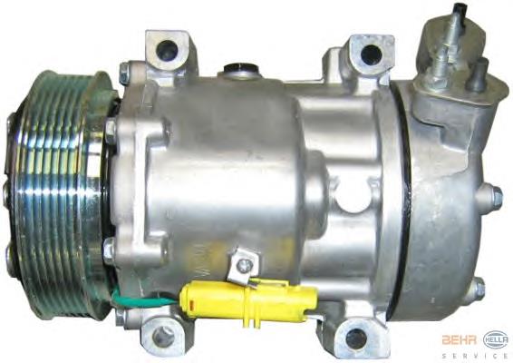 Compresor de aire acondicionado 8FK351128551 HELLA