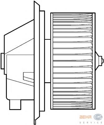 Ventilador de habitáculo para Fiat Brava  182