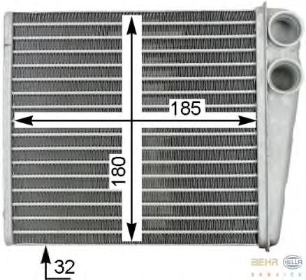Comprar 8FH351315781 HELLA Radiador calefacción