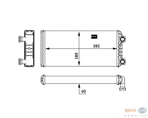 Calefactor HELLA 8FH351312591