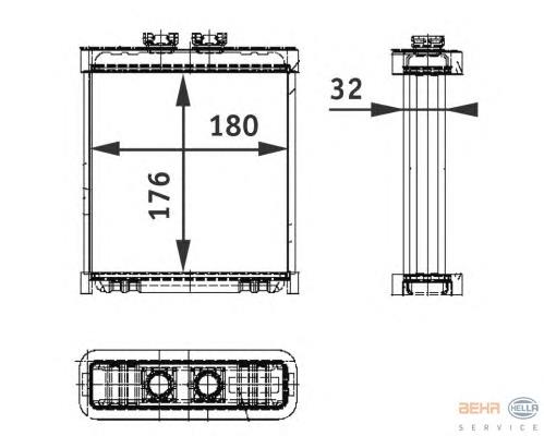 Radiador de calefacción VAG 8Z0819030 precio, desde 48,08 EUR