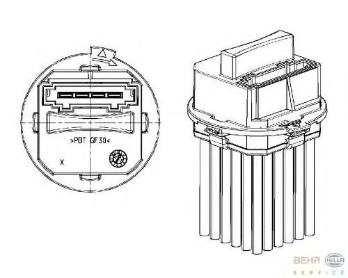Comprar 5DS351320011 HELLA Resistencia de calefacción
