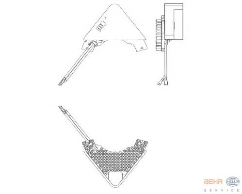 Resistencia de calefacción 9140010335 Peugeot/Citroen