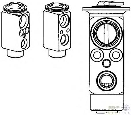 Comprar 1618358 Opel Válvula TRV del aire acondicionado