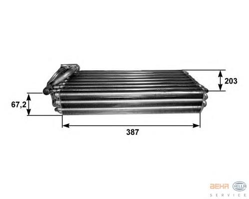 Evaporador, aire acondicionado para Mercedes Benz Truck TRUCK ACTROS  