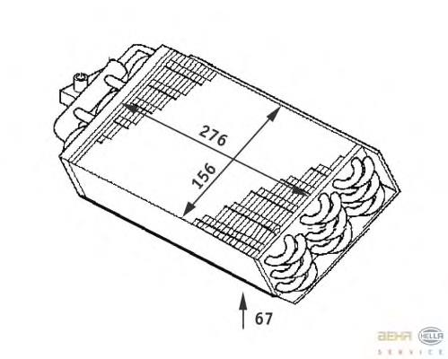 Comprar 64518398840 BMW Evaporador de aire acondicionado