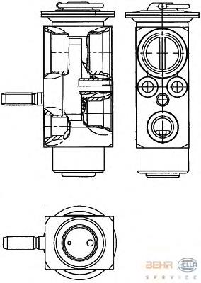 Válvula TRV, aire acondicionado  Mercedes A4518350072