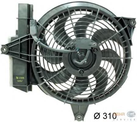 253802B00 Hyundai/Kia Difusor del radiador del aire acondicionado con ventilador y motor