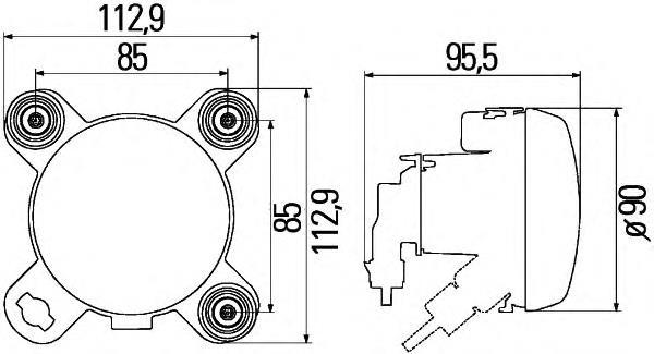 Luz diurna A956820023964 Mercedes