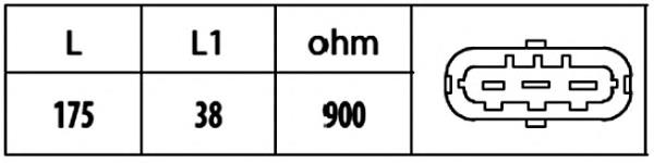 6PU009146501 HELLA sensor de posición del cigüeñal