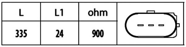 6PU009146531 HELLA sensor de cigüeñal