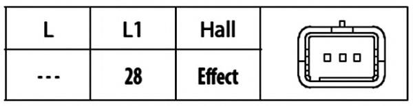 Sensor de posición del árbol de levas Renault Master 2 HD, FD