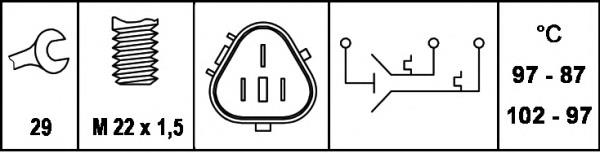 Sensor de temperatura  HELLA 6ZT007800111 precio, desde 22,88 EUR
