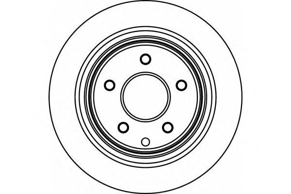 8DD355112391 HELLA disco de freno trasero