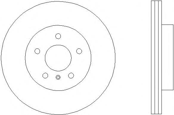 8DD355112261 HELLA disco de freno trasero