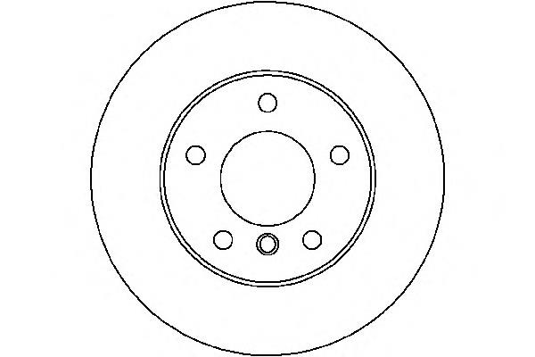 8DD355112-641 HELLA disco de freno trasero