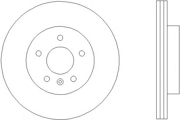 8DD355112691 HELLA disco de freno trasero