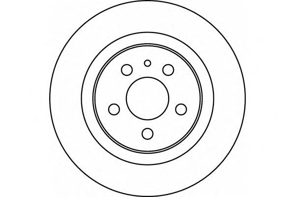 8DD355109151 HELLA disco de freno trasero