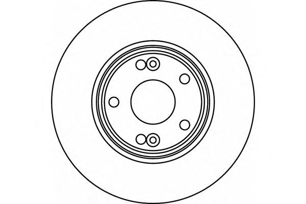 8DD355109281 HELLA disco de freno delantero